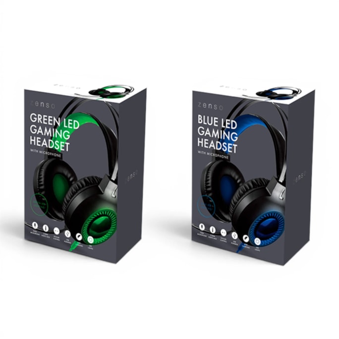 Wholesale LED Gamer Headset with Microphone | Wholesale Direct