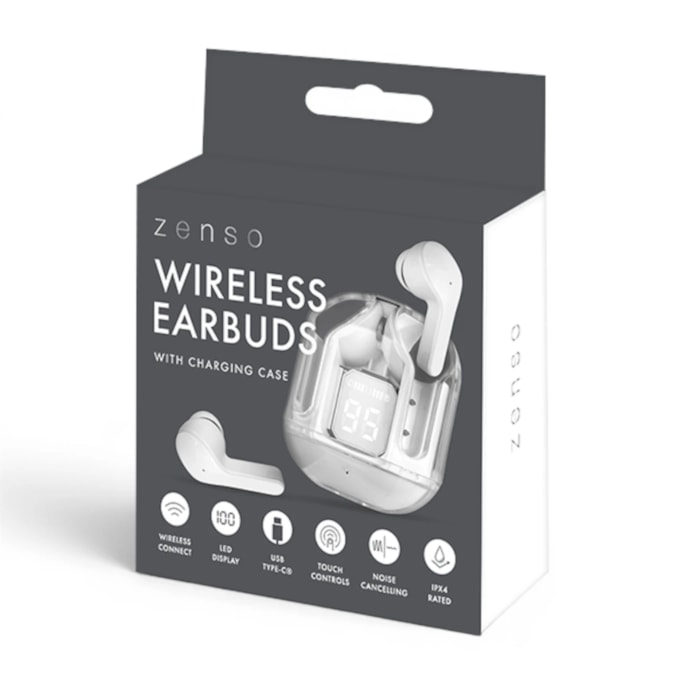 Wholesale Wireless Earbuds with Digital Screen Charging Case | Wholesale Direct