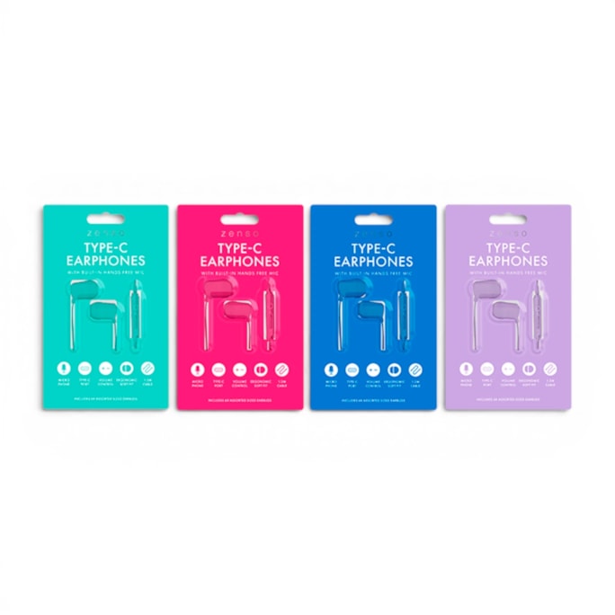 Wholesale Brights Type-C Earphones with Mic | Wholesale Direct