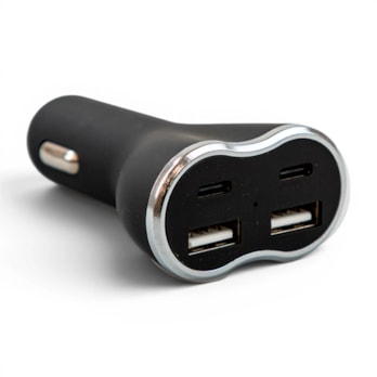 Wholesale USB/ Type-C Four Port Car Charger | Wholesale Direct
