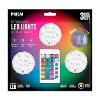 Wholesale LED Colour Changing Lights 3 Pack | Wholesale Direct