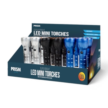 Wholesale LED Super Bright Mini Torch in CDU | Wholesale Direct