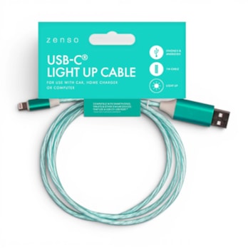 Wholesale Type-C to USB Light Up Charging Cable 1M | Wholesale Direct