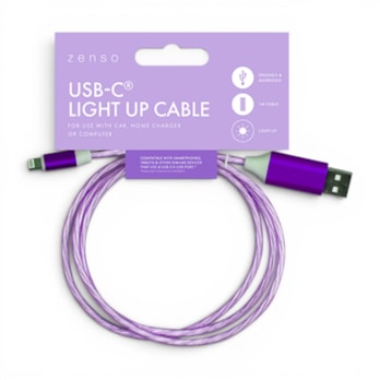 Wholesale Type-C to USB Light Up Charging Cable 1M | Wholesale Direct