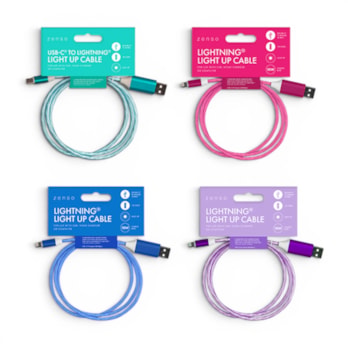 Wholesale Lightning to USB Light Up Charging Cable 1M | Wholesale Direct