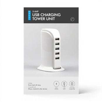 Wholesale Mains Powered USB Charger Tower | Wholesale Direct