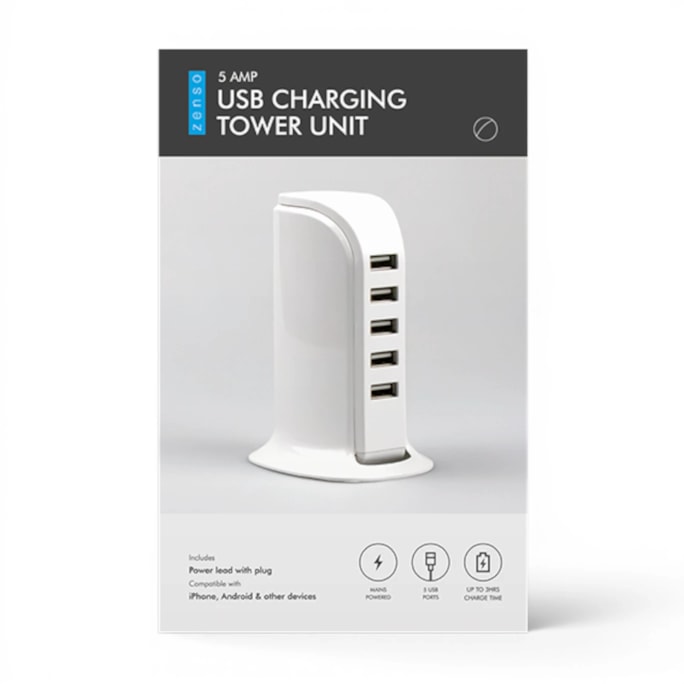 Wholesale Mains Powered USB Charger Tower | Wholesale Direct
