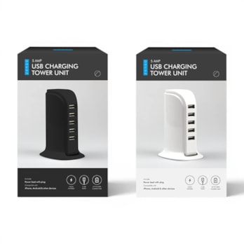 Wholesale Mains Powered USB Charger Tower | Wholesale Direct Wholesale Mains Powered USB Charger Tower | Wholesale Direct
