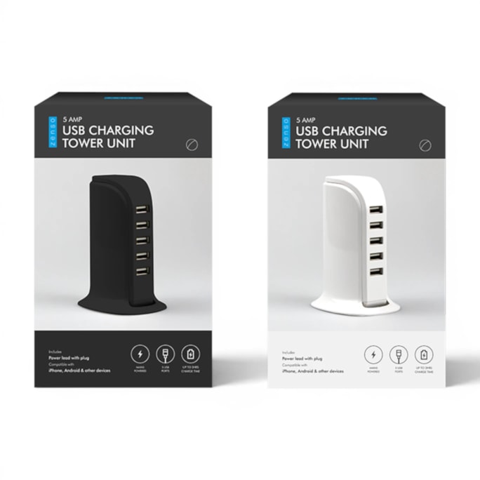 Wholesale Mains Powered USB Charger Tower | Wholesale Direct