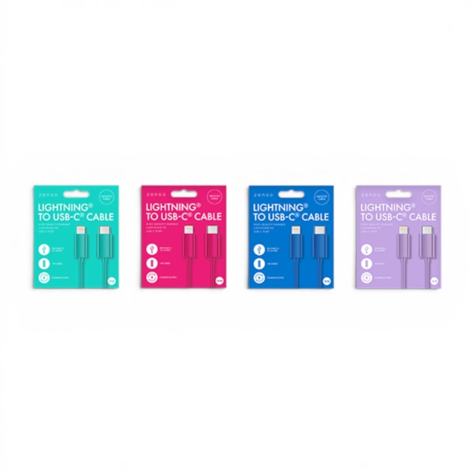 Wholesale Lightning to Type-C Coloured Cable 1M | Wholesale Direct