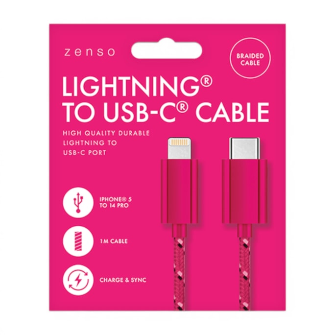 Wholesale Lightning to Type-C Braided Cable 1M | Wholesale Direct