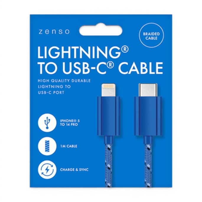 Wholesale Lightning to Type-C Braided Cable 1M | Wholesale Direct