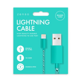 Wholesale Lightning to USB Braided Cable 1M | Wholesale Direct