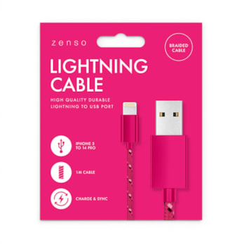 Wholesale Lightning to USB Braided Cable 1M | Wholesale Direct Wholesale Lightning to USB Braided Cable 1M | Wholesale Direct