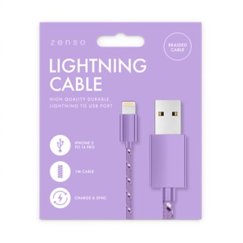 Wholesale Lightning to USB Braided Cable 1M | Wholesale Direct Wholesale Lightning to USB Braided Cable 1M | Wholesale Direct