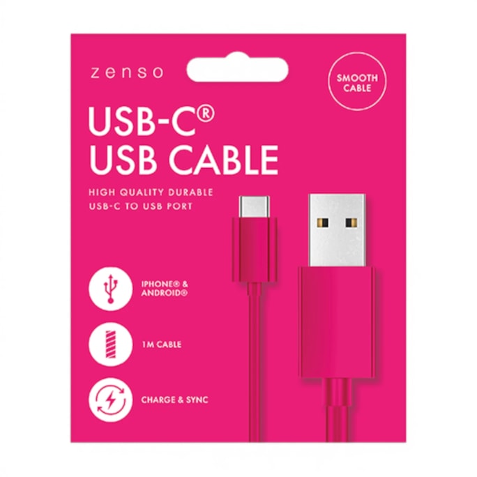 Wholesale Type-C to USB Coloured Cable 1M | Wholesale Direct