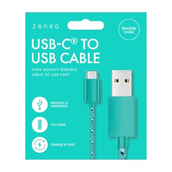Wholesale Type-C to USB Braided Cable 1M | Wholesale Direct