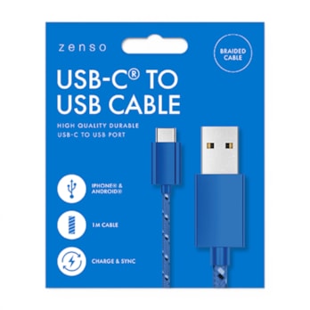 Wholesale Type-C to USB Braided Cable 1M | Wholesale Direct