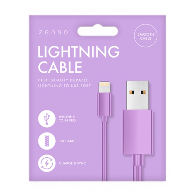 Wholesale Lightning to USB Coloured Cable 1M | Wholesale Direct