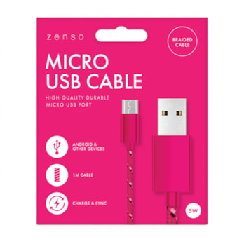 Wholesale Micro to USB Braided Cable 1M | Wholesale Direct Wholesale Micro to USB Braided Cable 1M | Wholesale Direct