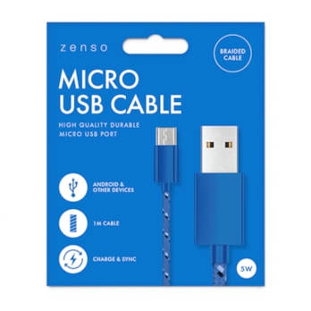 Wholesale Micro to USB Braided Cable 1M | Wholesale Direct