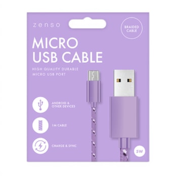 Wholesale Micro to USB Braided Cable 1M | Wholesale Direct Wholesale Micro to USB Braided Cable 1M | Wholesale Direct