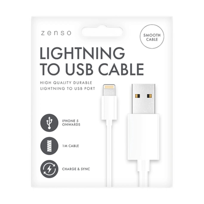 Wholesale Lightning to USB White Cable 1M | Wholesale Direct