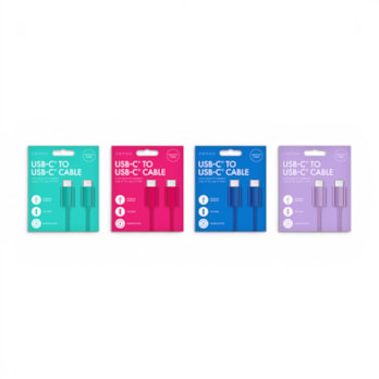Wholesale Type-C to Type-C Coloured Cable 1M | Wholesale Direct