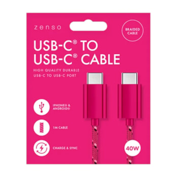 Wholesale Type-C to Type-C Braided Cable 1M | Wholesale Direct