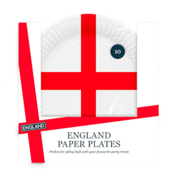 Wholesale England Paper Plates 10Pack in CDU - Plastic Free | Wholesale Direct