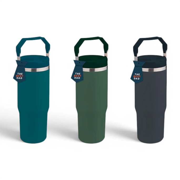 Wholesale Father's Day Double Walled Tumbler With Flip Straw And Handle 890ML | Wholesale Direct Wholesale Father's Day Double Walled Tumbler With Flip Straw And Handle 890ML | Wholesale Direct