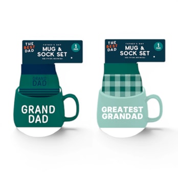 Wholesale Grandad's Mug & Sock Set | Wholesale Direct