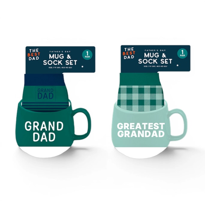 Wholesale Grandad's Mug & Sock Set | Wholesale Direct Wholesale Grandad's Mug & Sock Set | Wholesale Direct