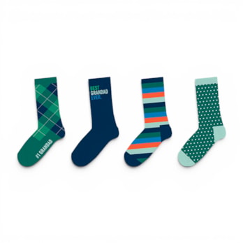 Wholesale Father's Day Grandad socks Gift Set 4 Pack | Wholesale Direct