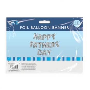 Wholesale Happy Father's Day Foil Balloon Banner | Wholesale Direct