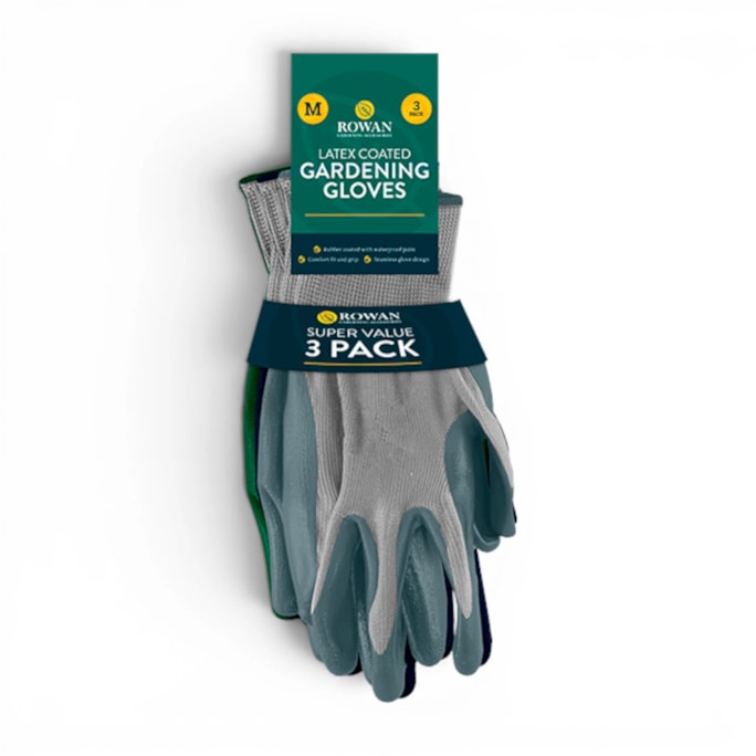 Wholesale Latex Coated Gardening Gloves 3pk | Wholesale Direct