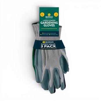 Wholesale Latex Coated Gardening Gloves 3pk | Wholesale Direct
