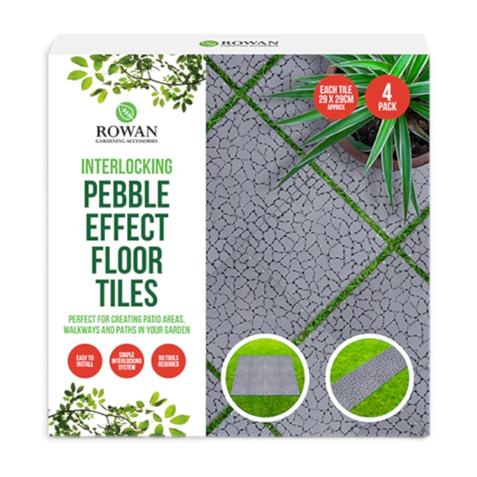 Wholesale Interlocking Pebble Effect Flooring 4pk | Wholesale Direct Wholesale Interlocking Pebble Effect Flooring 4pk | Wholesale Direct