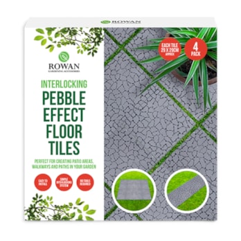 Wholesale Interlocking Pebble Effect Flooring 4pk | Wholesale Direct