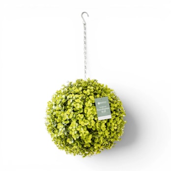 Wholesale Artificial Eucalyptus Ball with Hanging Chain 27cm | Wholesale Direct