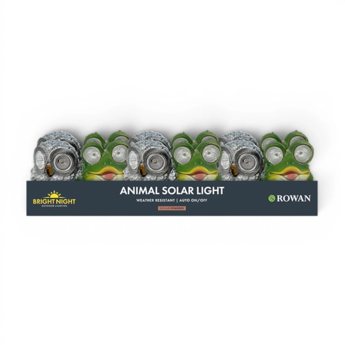 Wholesale Animal Solar Light 9.5cm CDU | Wholesale Direct