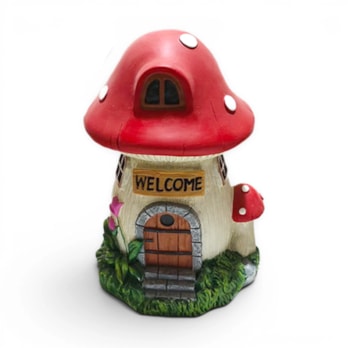 Wholesale Resin Mushroom House 17cm | Wholesale Direct