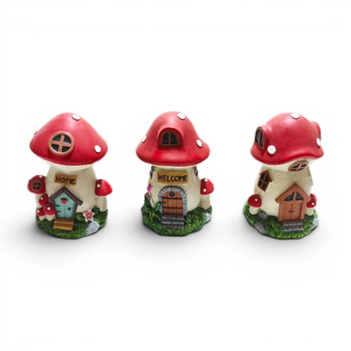 Wholesale Resin Mushroom House 17cm | Wholesale Direct