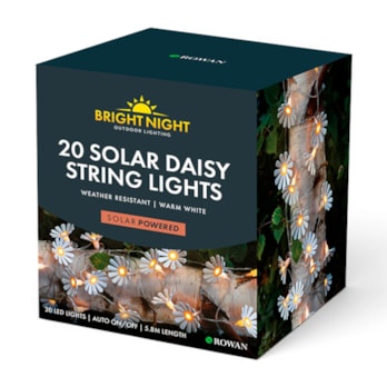 Wholesale Solar LED Daisy String Lights 20pk | Wholesale Direct
