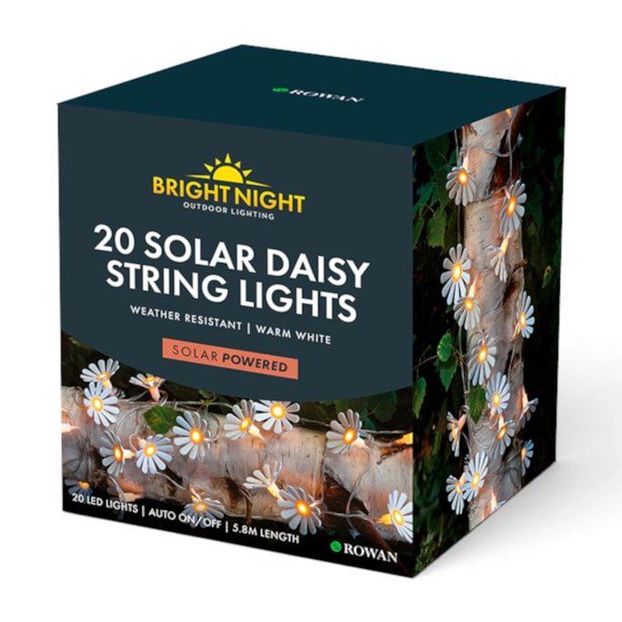 Wholesale Solar LED Daisy String Lights 20pk | Wholesale Direct Wholesale Solar LED Daisy String Lights 20pk | Wholesale Direct