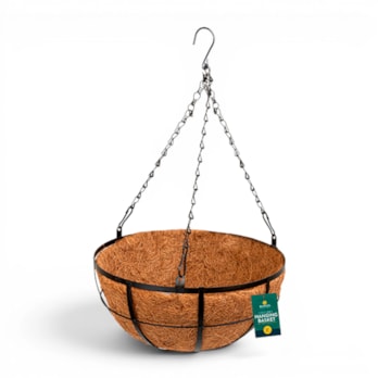 Wholesale Metal Hanging Basket with Coco Liner 27cm | Wholesale Direct Wholesale Metal Hanging Basket with Coco Liner 27cm | Wholesale Direct