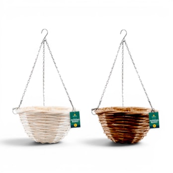 Wholesale Round Willow Hanging Basket 24.5cm | Wholesale Direct Wholesale Round Willow Hanging Basket 24.5cm | Wholesale Direct