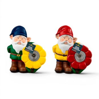 Wholesale Gnome with Flower Solar Light 15cm CDU | Wholesale Direct