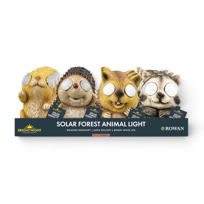 Wholesale Forest Animal Solar Light 11cm CDU | Wholesale Direct