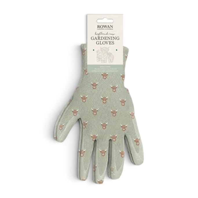 Wholesale Highland Cow Printed Nitrile Coated Gloves | Wholesale Direct Wholesale Highland Cow Printed Nitrile Coated Gloves | Wholesale Direct